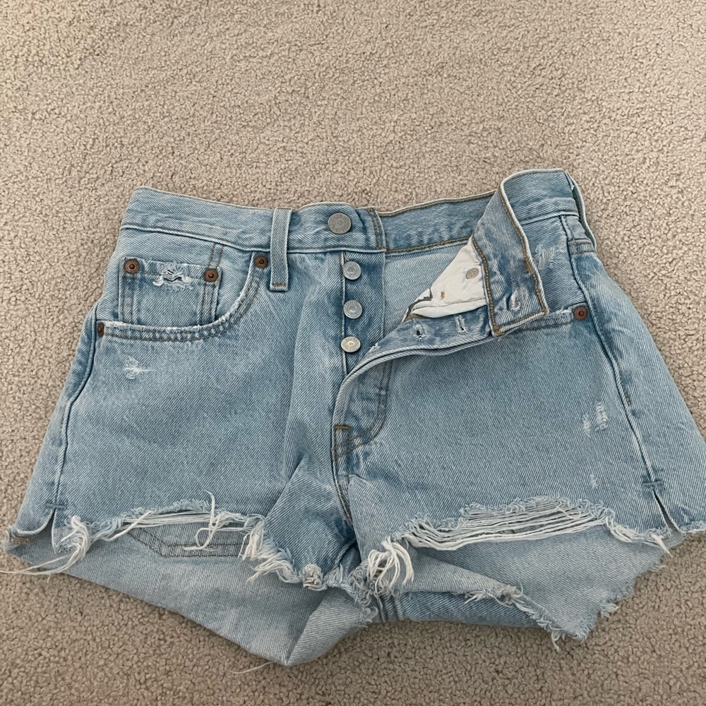 Levi’s 501 Black Denim Shorts
